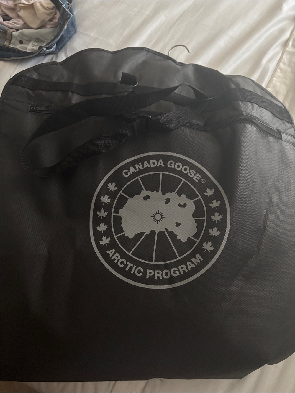 Canada Goose Black Logo Puffer Snow Jacket